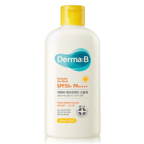 더마비 에브리데이 선블록 SPF50+ PA++++, 200ml, 2개