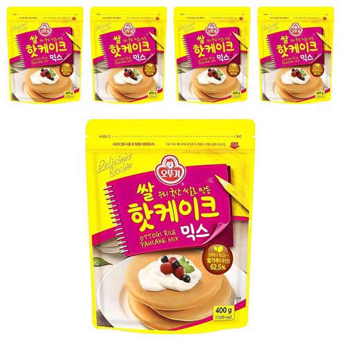 오뚜기 쌀핫케이크 믹스, 400g, 5개
