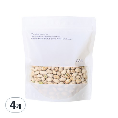 솔닙 독특한 풍미 가득 생 피스타치오, 400g, 4개