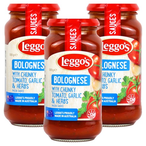 레고스 볼로네이즈 파스타 소스, 500g, 3개