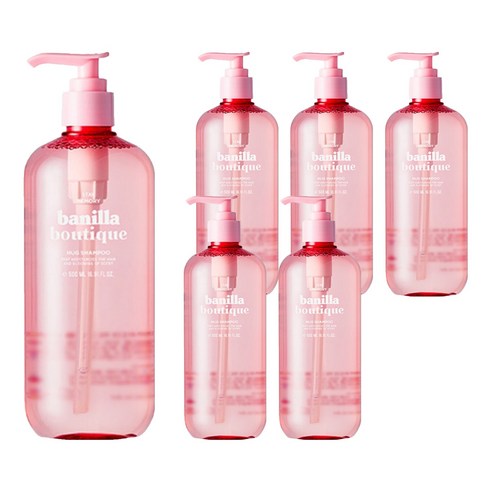 바닐라부티크 허그 퍼퓸 샴푸 허그향, 500ml, 6개