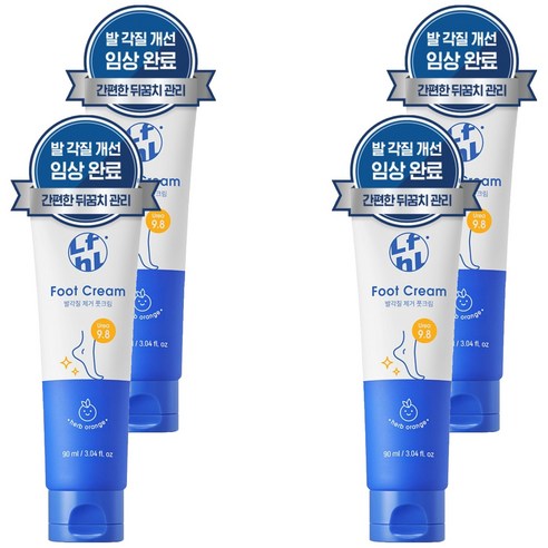 라이프홀릭 발각질 제거 크림, 1개입, 4개, 90ml