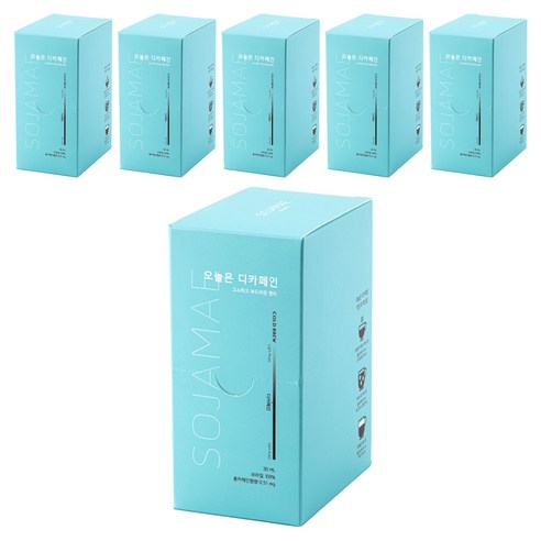 소자매 오늘은 디카페인 콜드브루 더치커피, 30ml, 10개입, 6개