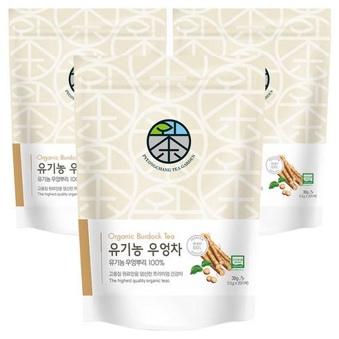 평창다원 유기농 우엉차, 1.5g, 20개입, 3개