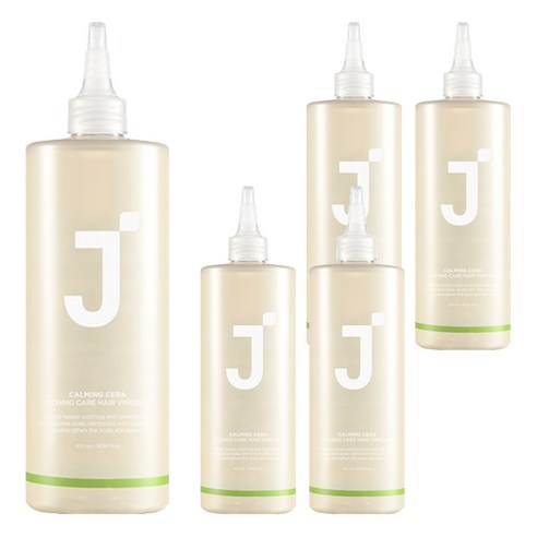 제이숲 카밍 세라 가려운 두피 헤어 식초 스칼프, 500ml, 5개