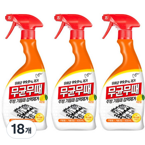 무균무때 주방용, 500ml, 18개