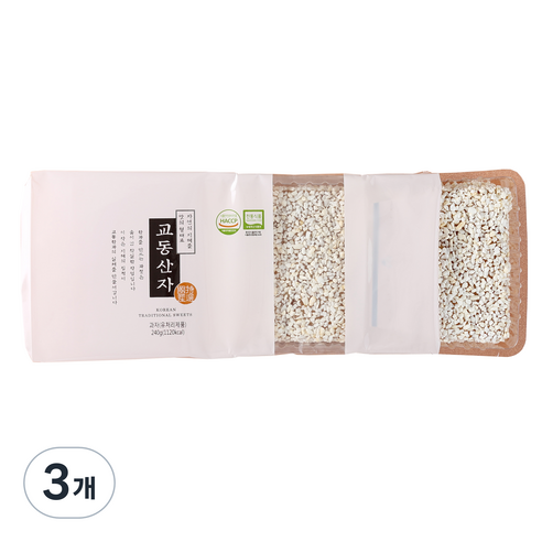 교동한과 교동산자, 240g, 3개