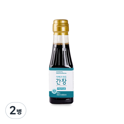 베베푸드 아빠가 만든 간장 비빔무침용, 180ml, 2개