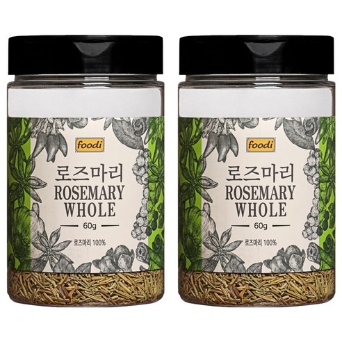 foodi 로즈마리, 60g, 2개