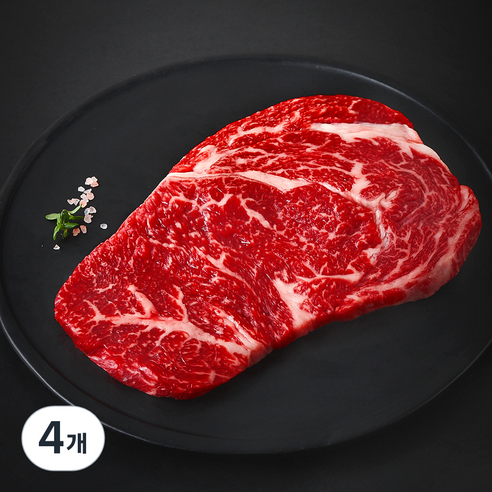 농협안심한우 등심 1등급 구이용 (냉장), 200g, 4개