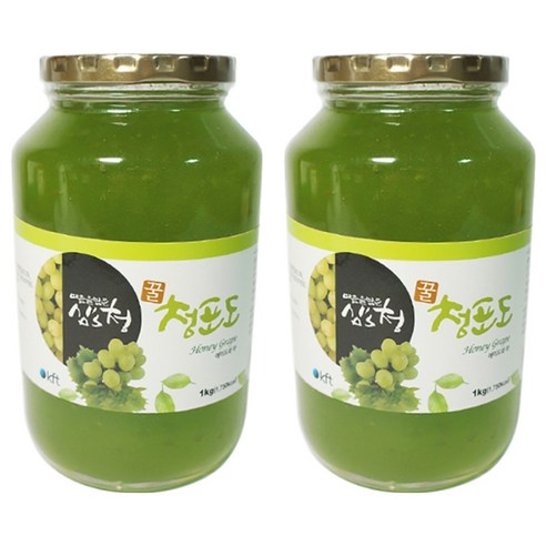 심''s청 꿀 청포도차, 1kg, 1개입, 2개