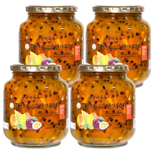 해맑음 패션후르츠 한라봉청, 950g, 1개입, 4개