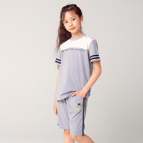 팬콧 아동용 이큐먼트투라인 반팔 상하복