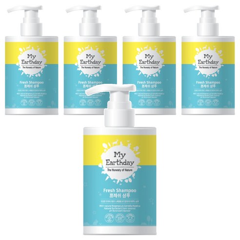 마이얼스데이 프레쉬 샴푸, 300ml, 5개