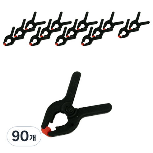OON 목공용 스프링 핸드 클램프 60mm, 90개