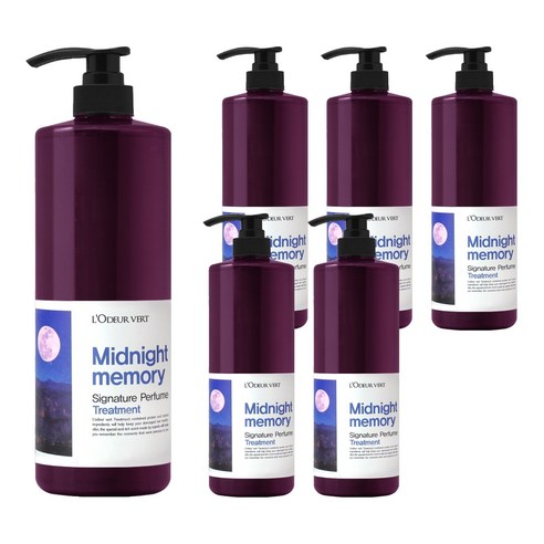 로더베르 시그니처 퍼퓸 트리트먼트 미드나잇메모리 1000ml, 1L, 6개