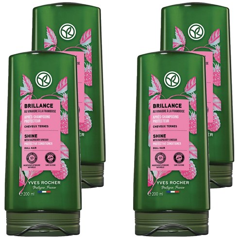 이브로쉐 샤인 컨디셔너 라즈베리, 4개, 200ml