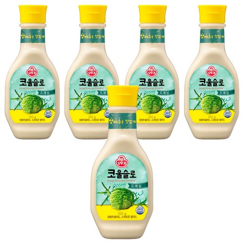 오뚜기 코울슬로 드레싱, 255g, 5개