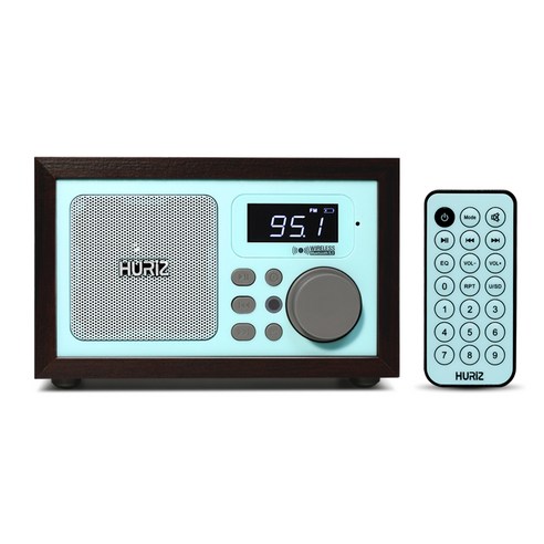 휴라이즈 휴대용 올인원 블루투스 스피커 HR-S30 +리모콘, MintChoco