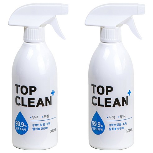 탑크린플러스 살균 소독제, 500ml, 2개