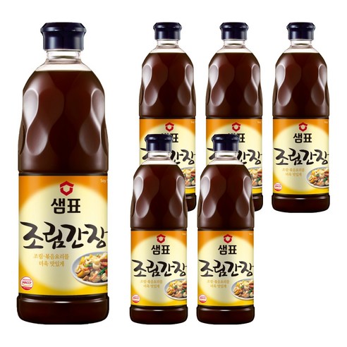 샘표 조림간장, 860ml, 6개