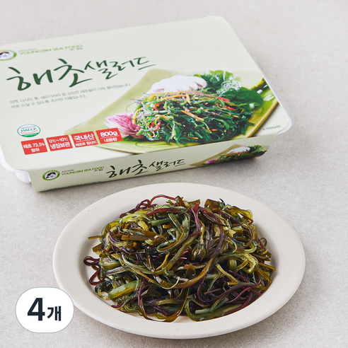영심 해초샐러드, 800g, 4개