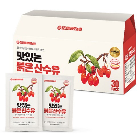 황토농원 맛있는 붉은 산수유 건강즙, 2.4L, 1개