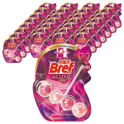 브레프 디럭스 변기세정제 매그놀리아 가든, 50g, 40개