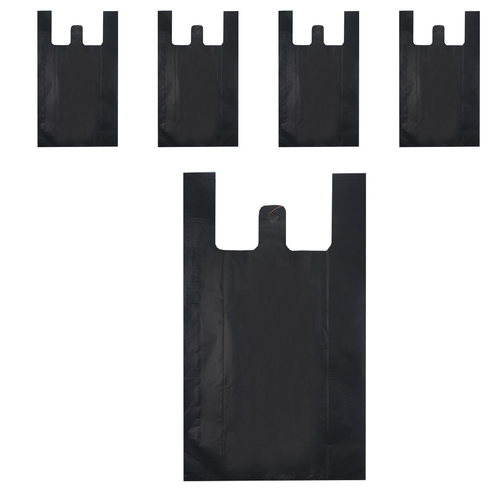 월드크린 검정 손잡이 비닐봉투, 20L, 500개