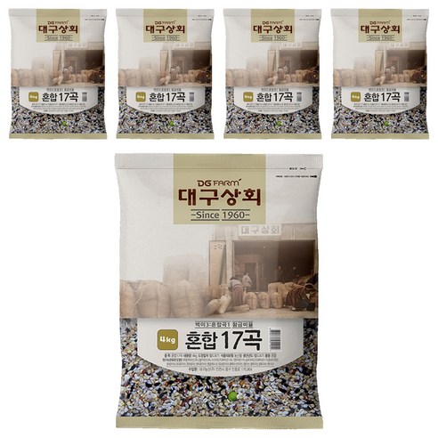 대구상회 혼합 17곡, 4kg, 5개