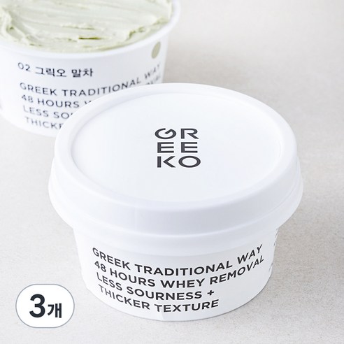 그릭오 말차 그릭 요거트, 100g, 1개입, 3개