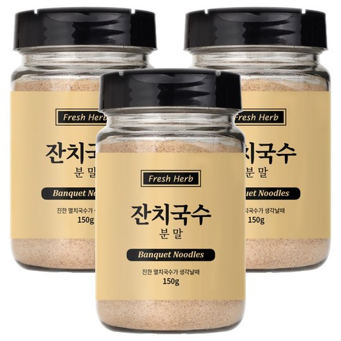 신선약초 잔치국수 분말, 150g, 3개