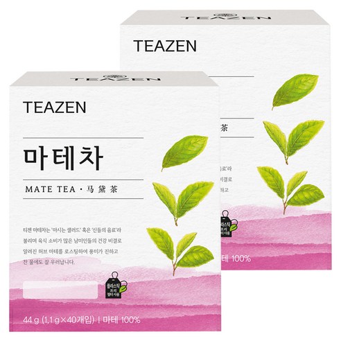 티젠 로스트 마테차, 1.1g, 40개입, 2개