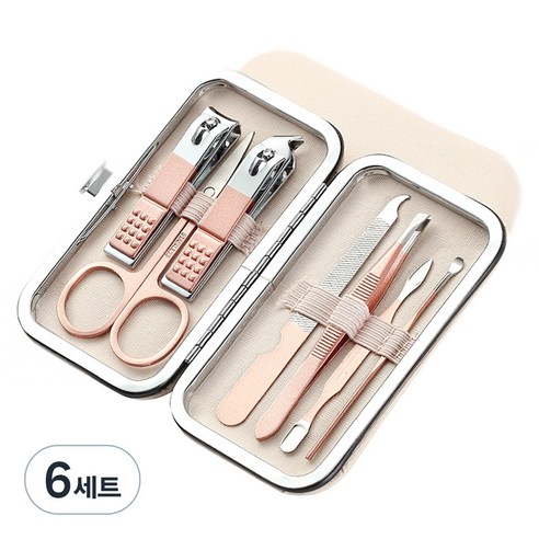 유니트리 손톱깍이 7종 세트, 6세트, 혼합색상