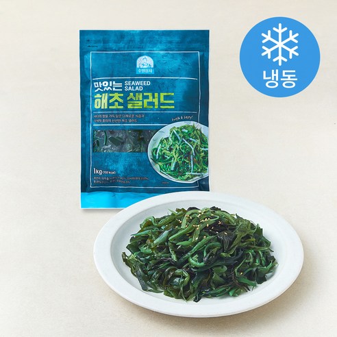 [로켓프레시] 주일상사 맛있는 해초샐러드 (냉동), 1kg, 1개