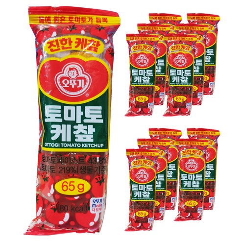 오뚜기 토마토 케챂, 65g, 12개