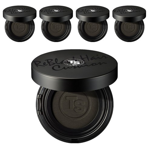 TS 리블랙 헤어쿠션 14g, 다크브라운, 5개