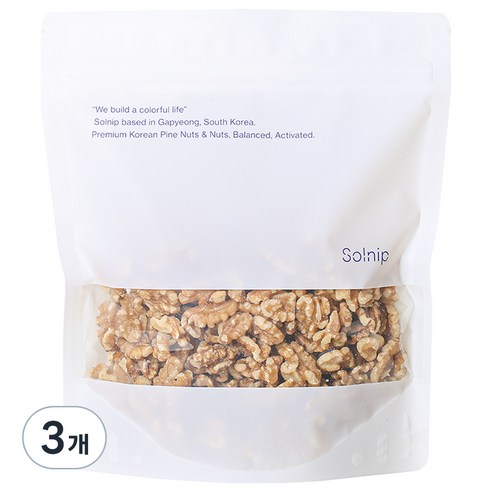 솔닙 고소한 풍미 가득 미국산 호두, 350g, 3개