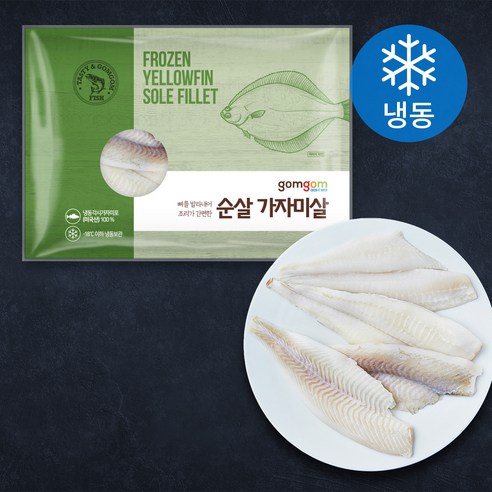 곰곰 순살 가자미살 (냉동), 550g, 1개