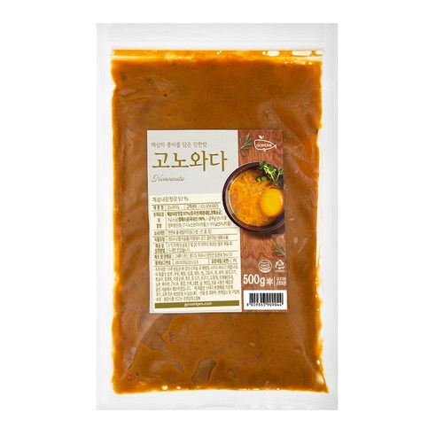 신선한 해삼 내장으로 만든 고노와다의 담백하고 짭조름한 별미