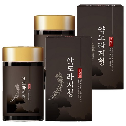 참앤들황토농원 3년근 약도라지청, 250g, 2개