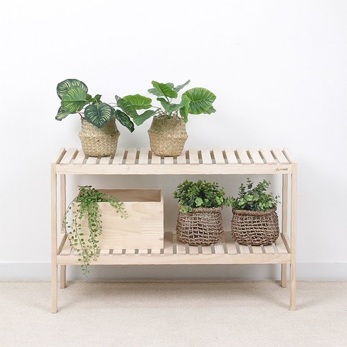 올리빙 원목화분 신발장