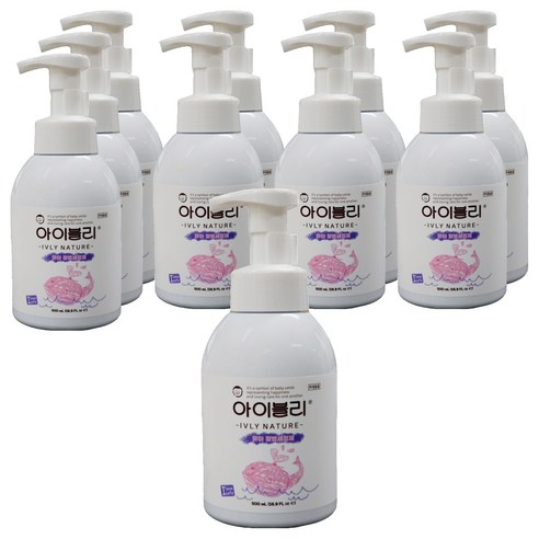 아이블리네이처 유아용 젖병세정제, 500ml, 10개