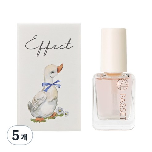 파셋 이펙트 네일 베이스코트, 7ml, 5개