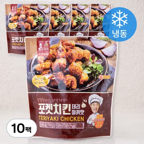 혼담은 포켓치킨 데리야끼맛 (냉동), 180g, 10팩