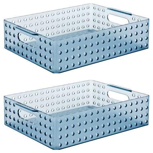 리템 마이룸 S&S 바구니 A4 5.6L, BLUE, 2개