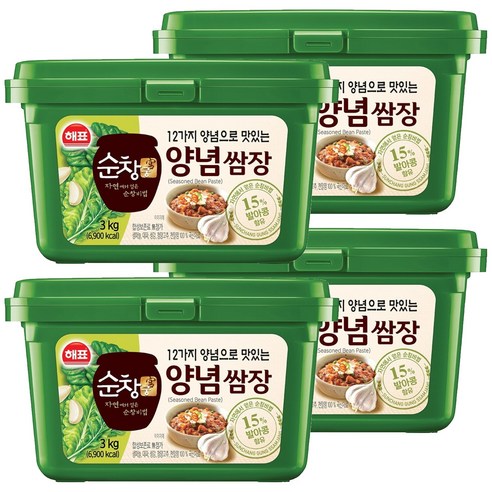 순창궁 12가지 양념으로 맛있는 양념쌈장, 3kg, 4개