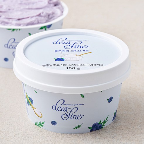 디어파인 블루베리 그릭요거트, 100g, 1개입, 1개