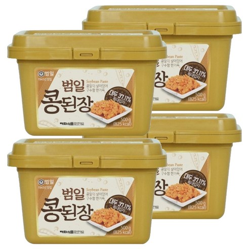 범일 콩된장, 500g, 4개