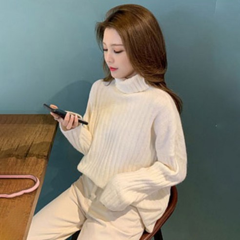 루나걸 여성용 하먼 폴라 니트